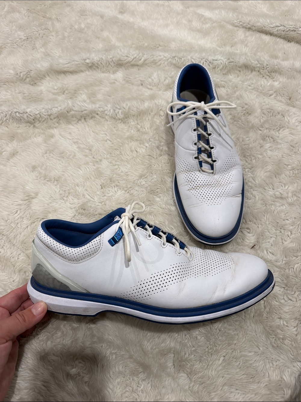 Air Jordan ADG 4 'White French Blue' golf shoe Men’s Size 8